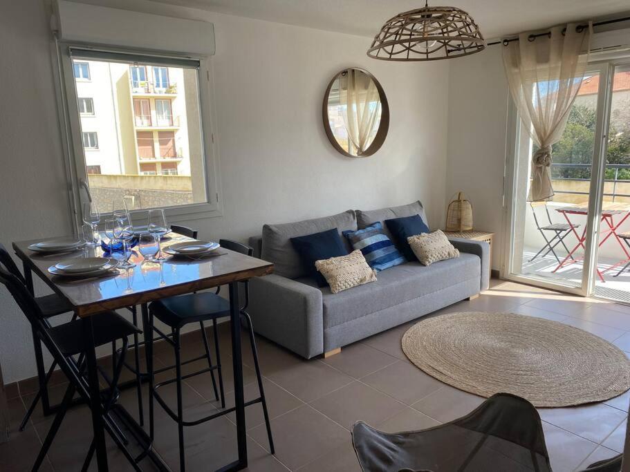 Ferienwohnung Cosy T3 Gare Terrasse + Parking Sète Exterior foto